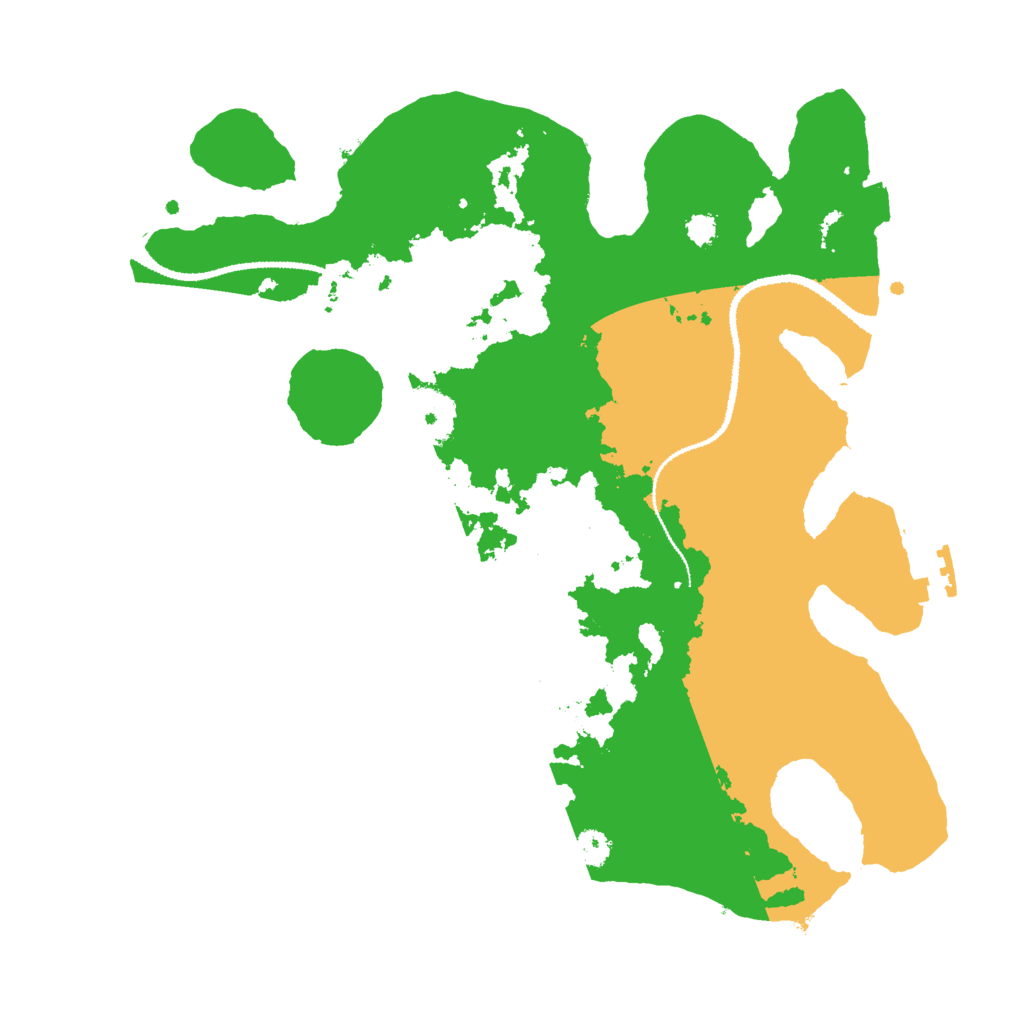 Biome Rust Map: Procedural Map, Size: 3000, Seed: 74877
