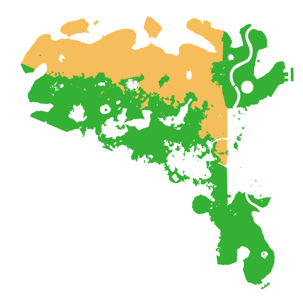Biome Rust Map: Procedural Map, Size: 4500, Seed: 6927713