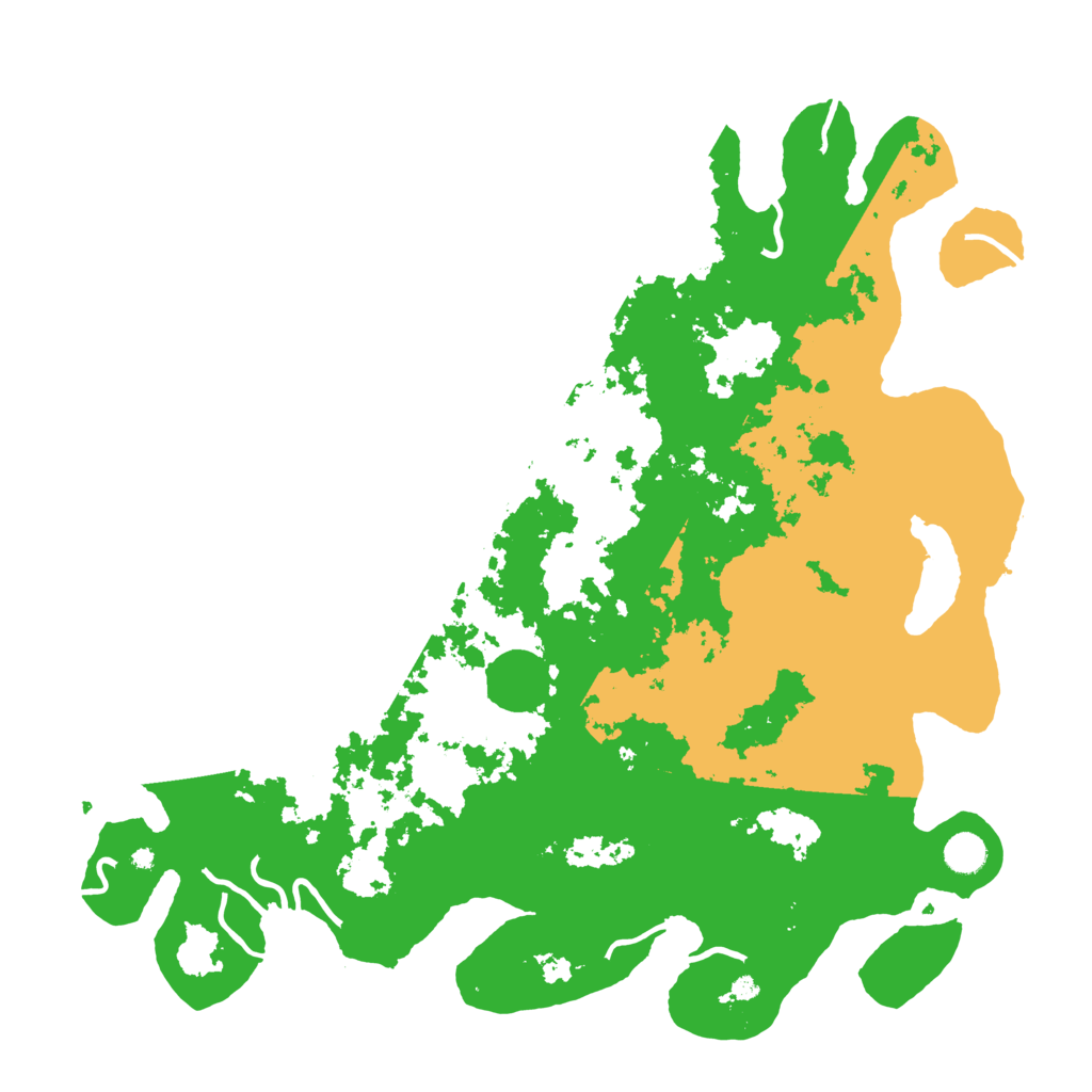 Biome Rust Map: Procedural Map, Size: 4600, Seed: 8