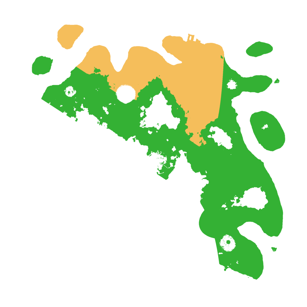 Biome Rust Map: Procedural Map, Size: 3000, Seed: 227759153