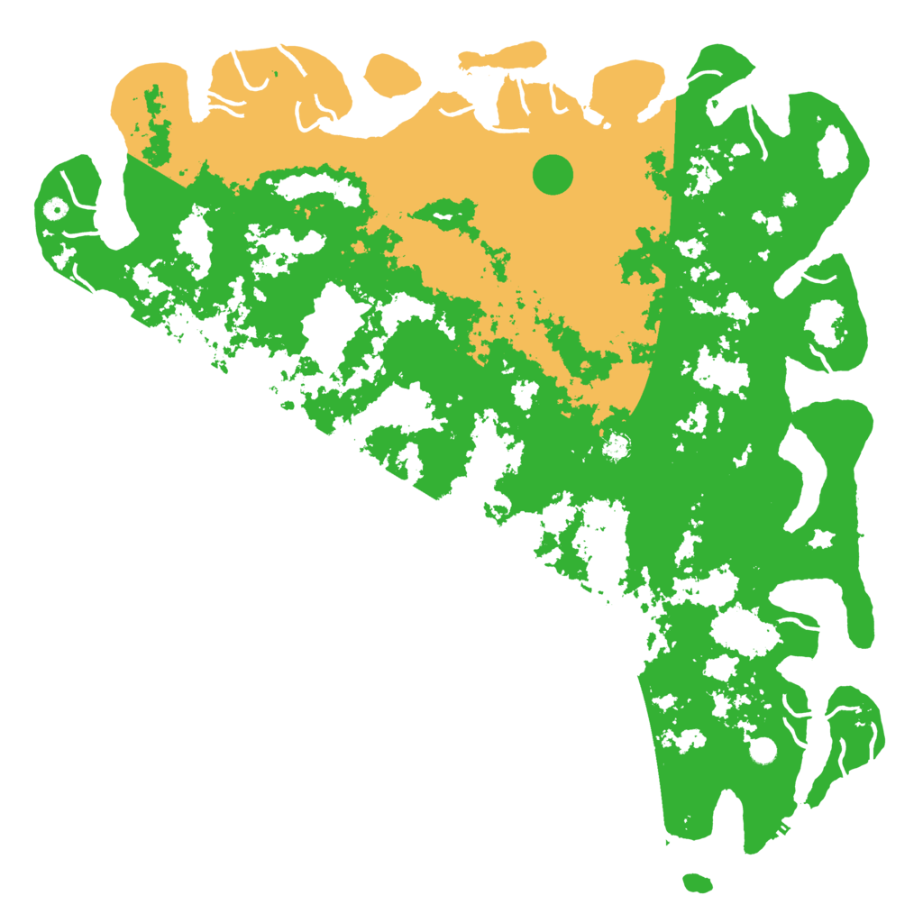 Biome Rust Map: Procedural Map, Size: 6000, Seed: 330049