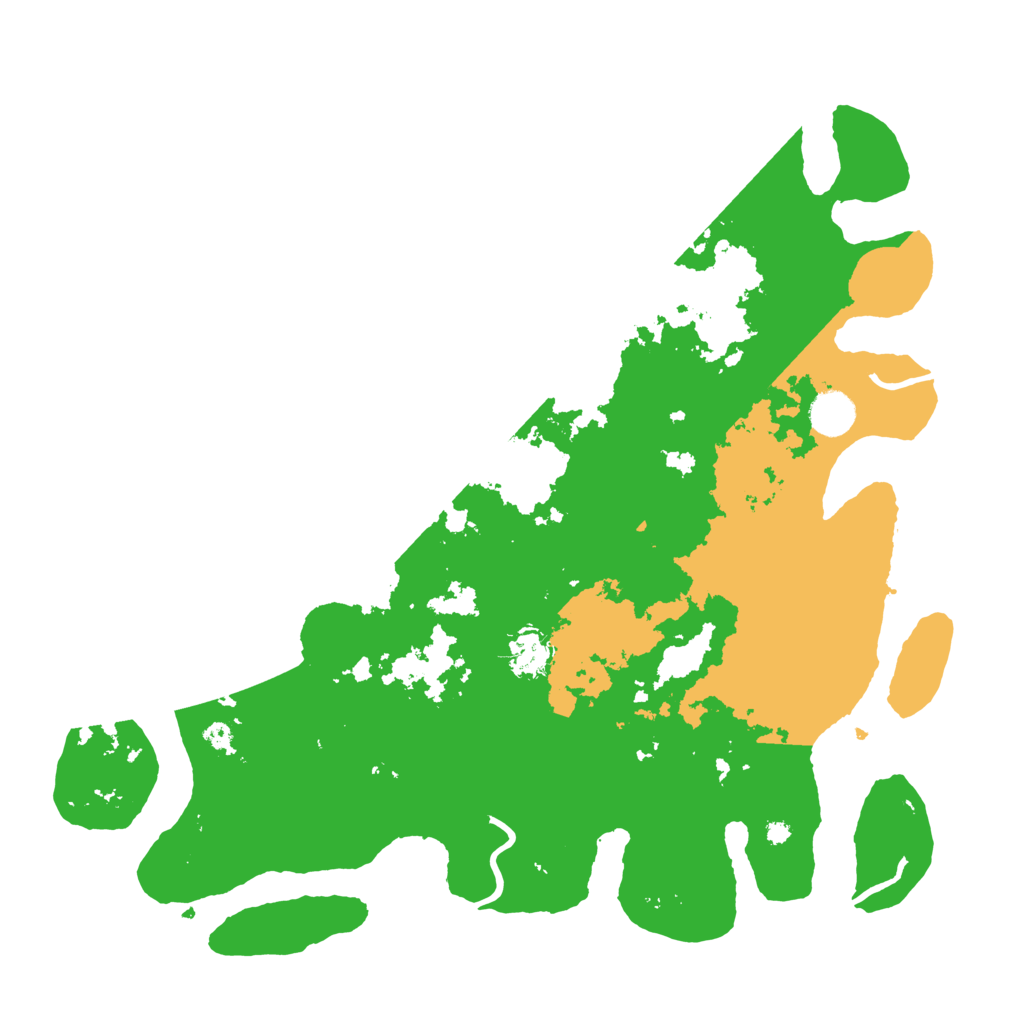 Biome Rust Map: Procedural Map, Size: 4000, Seed: 864407