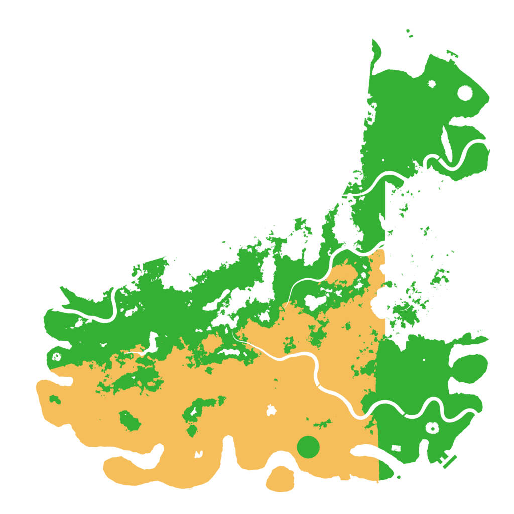 Biome Rust Map: Procedural Map, Size: 6000, Seed: 169998
