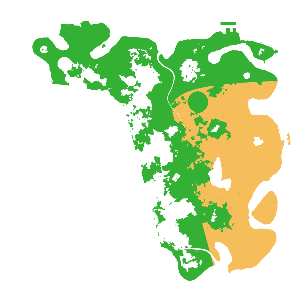 Biome Rust Map: Procedural Map, Size: 4000, Seed: 509185