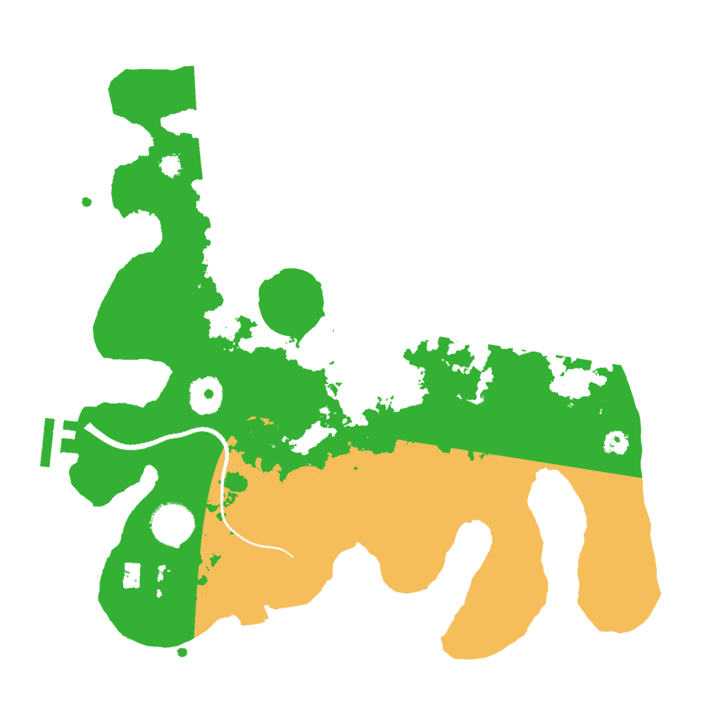 Biome Rust Map: Procedural Map, Size: 3000, Seed: 406540223