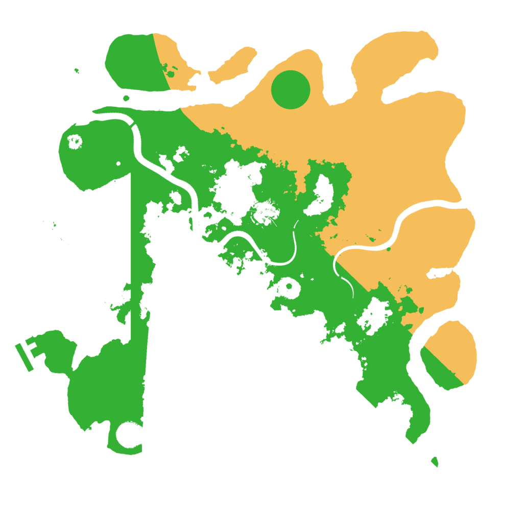 Biome Rust Map: Procedural Map, Size: 3550, Seed: 1649963179