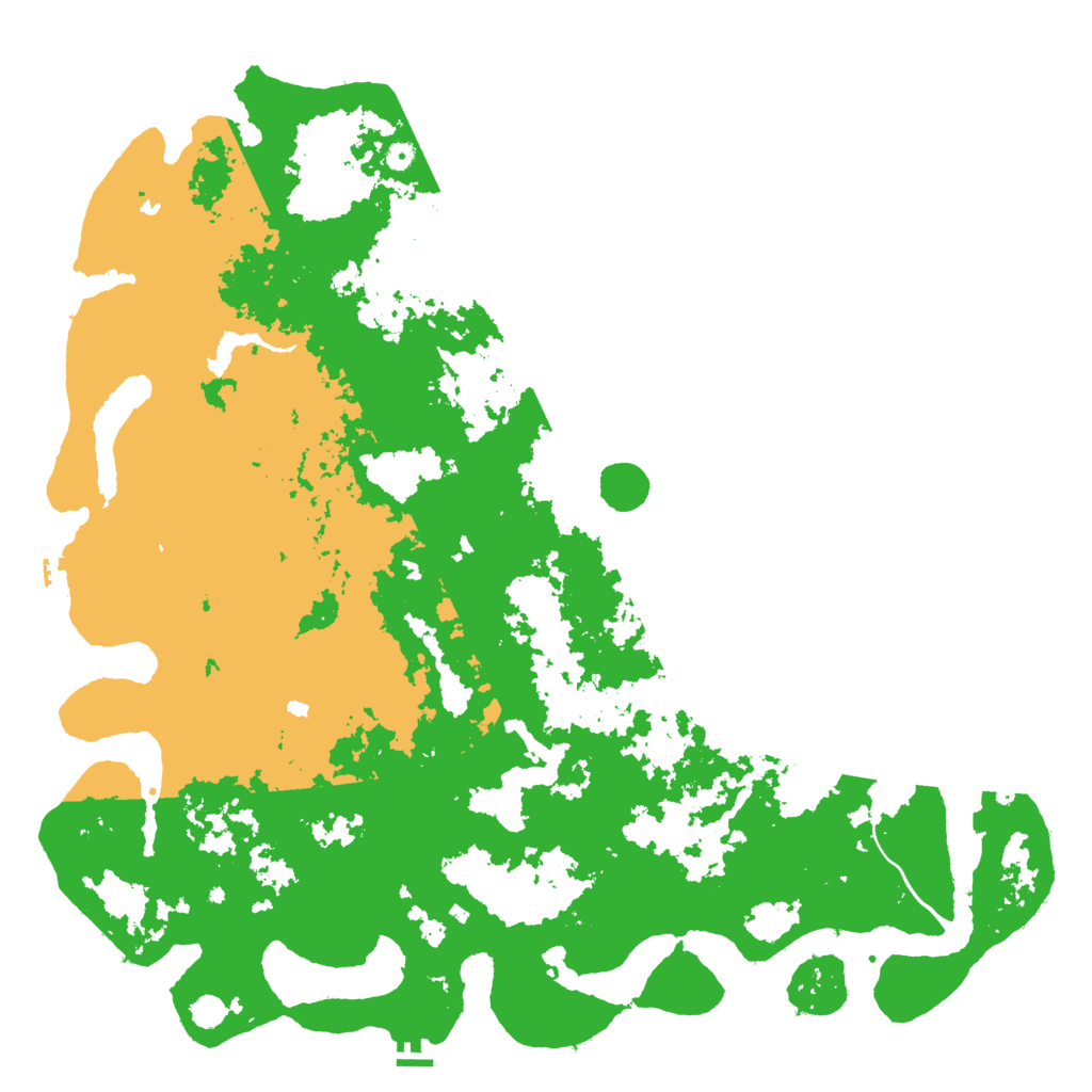 Biome Rust Map: Procedural Map, Size: 6000, Seed: 329482