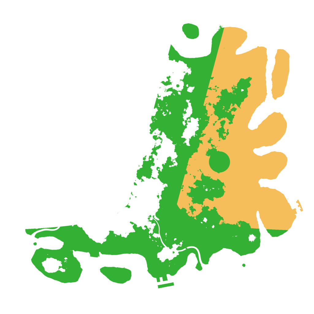 Biome Rust Map: Procedural Map, Size: 3950, Seed: 1571631541
