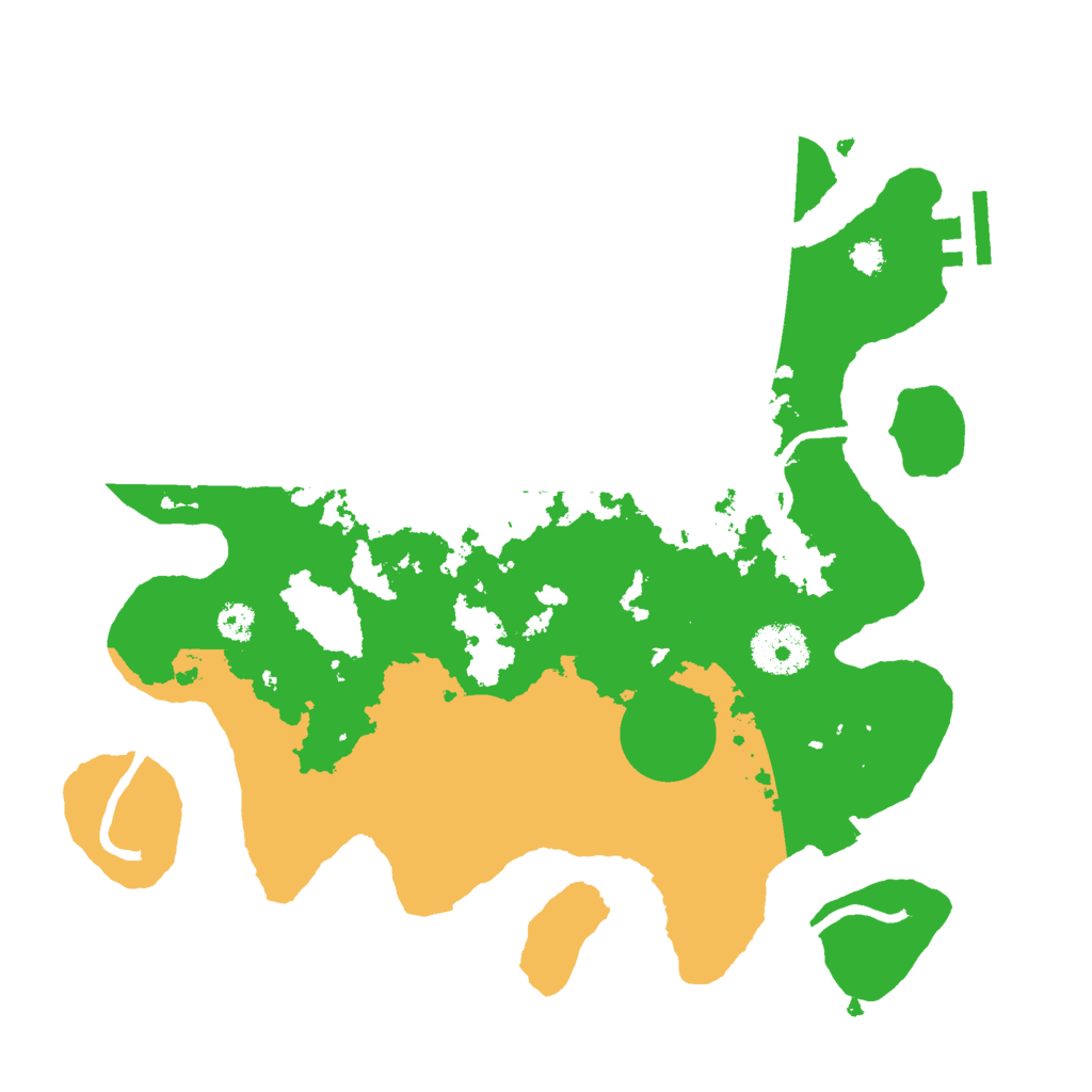 Biome Rust Map: Procedural Map, Size: 3000, Seed: 88214414