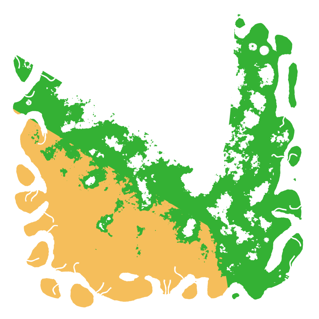 Biome Rust Map: Procedural Map, Size: 6000, Seed: 559250