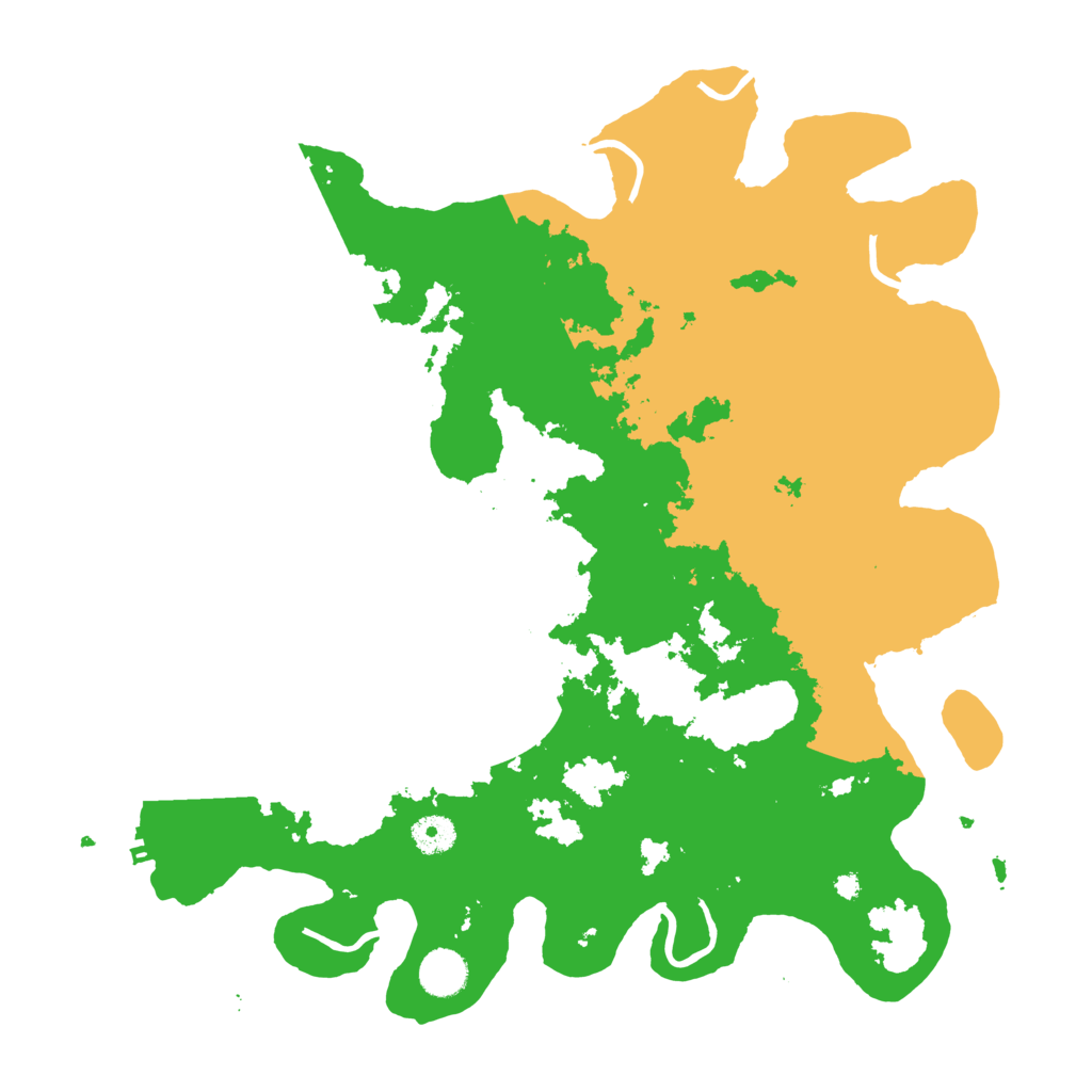Biome Rust Map: Procedural Map, Size: 4000, Seed: 443617