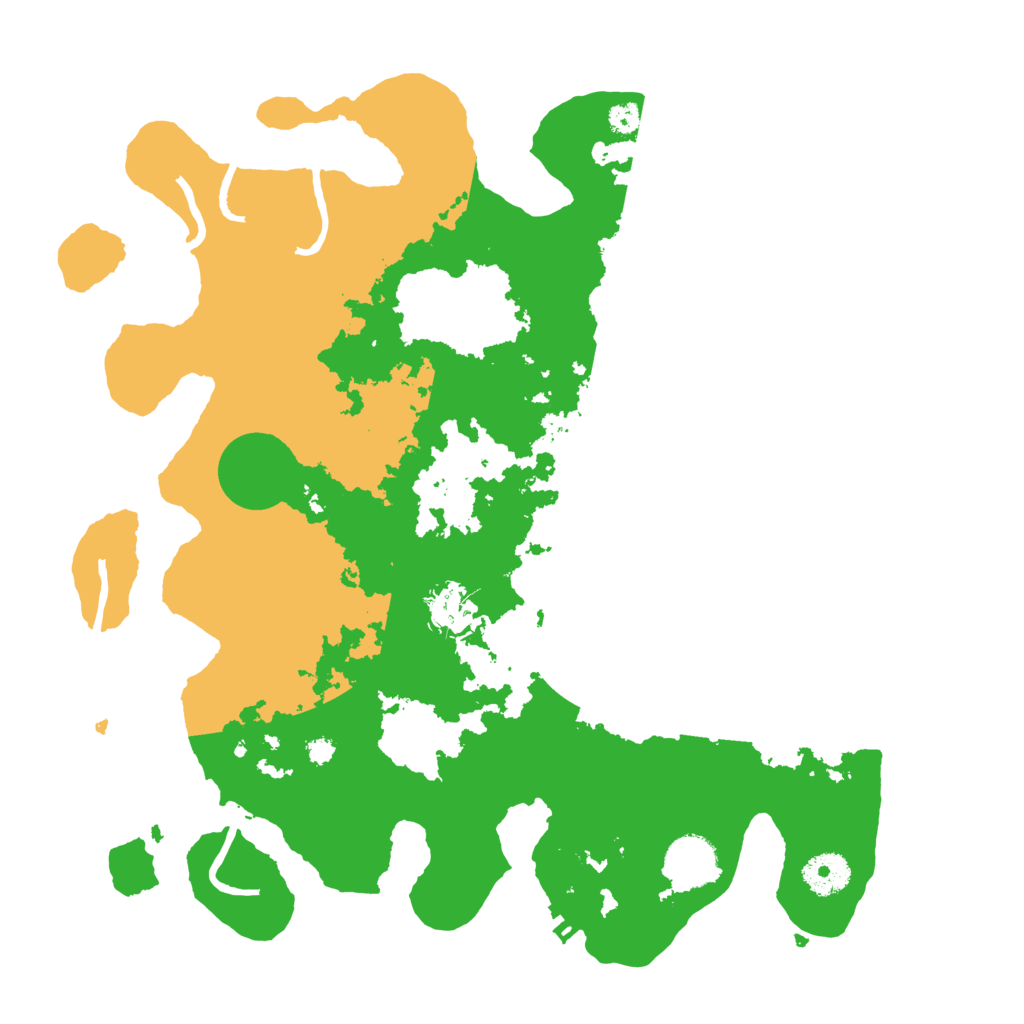 Biome Rust Map: Procedural Map, Size: 3500, Seed: 72938