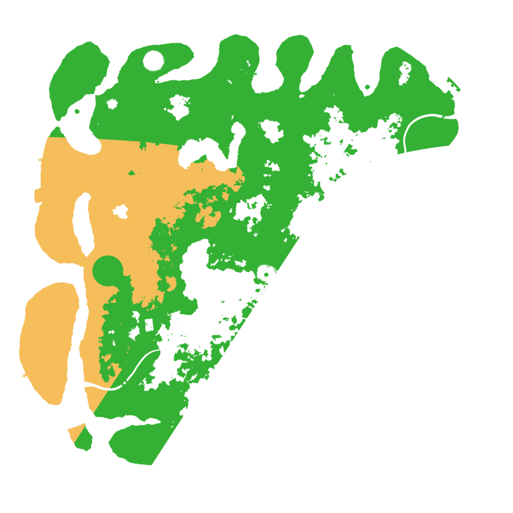 Biome Rust Map: Procedural Map, Size: 4400, Seed: 11070402