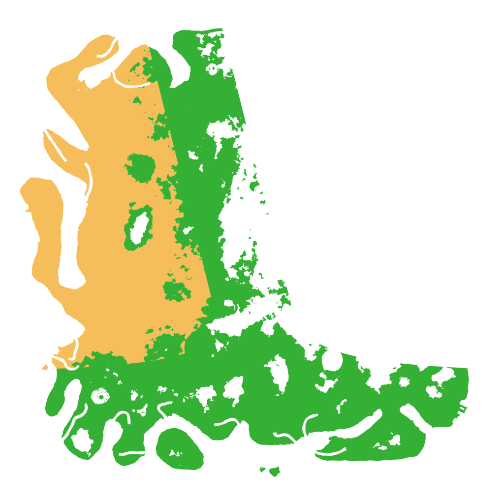 Biome Rust Map: Procedural Map, Size: 4500, Seed: 45256