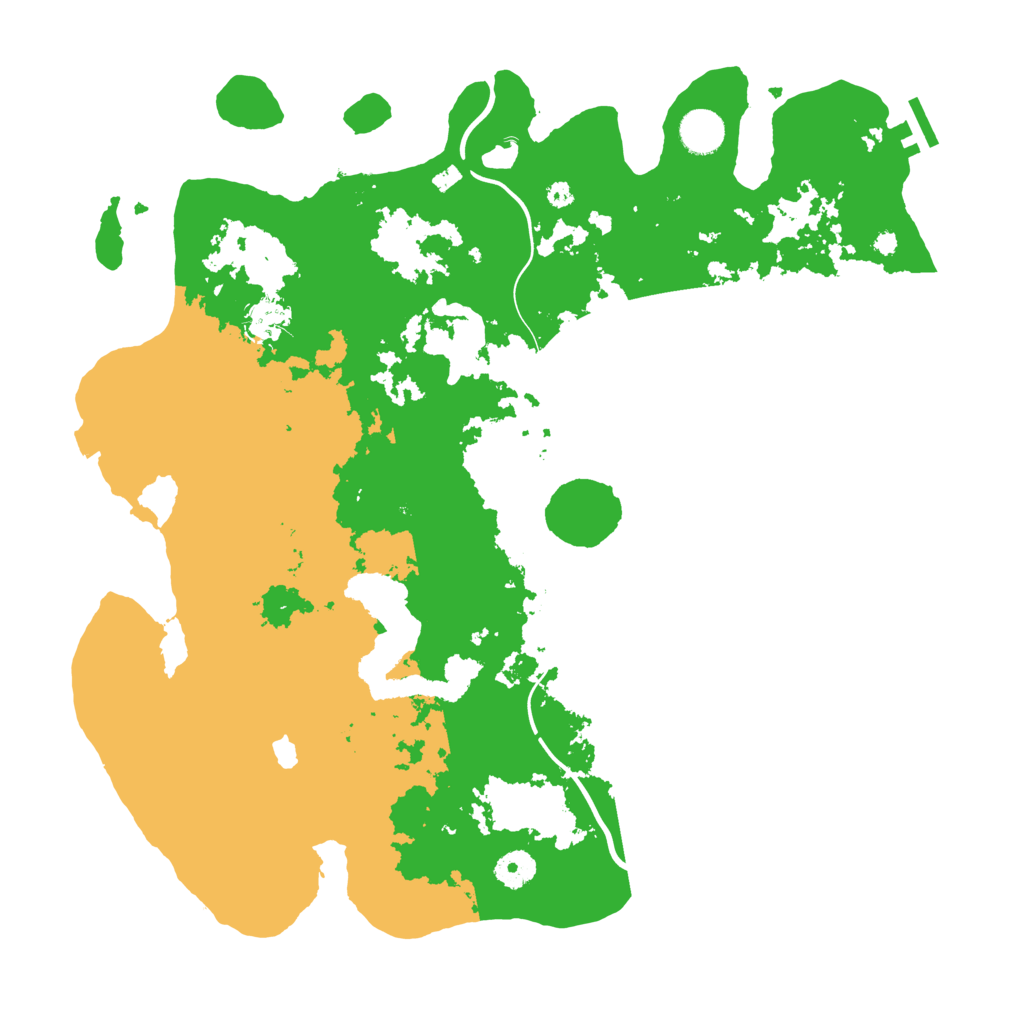 Biome Rust Map: Procedural Map, Size: 4000, Seed: 1791251818