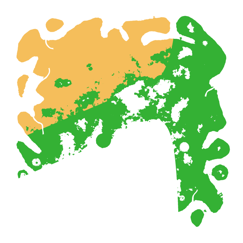 Biome Rust Map: Procedural Map, Size: 4500, Seed: 6145082