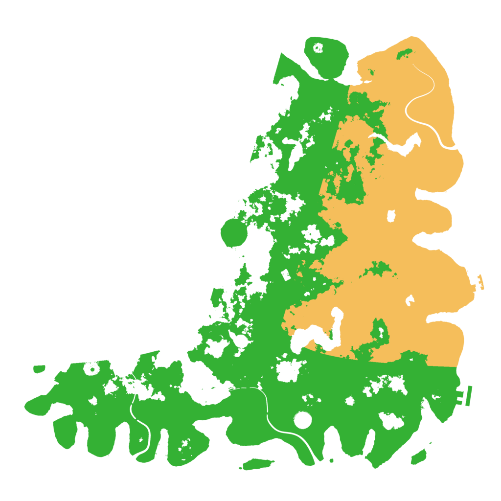 Biome Rust Map: Procedural Map, Size: 5000, Seed: 1652402199