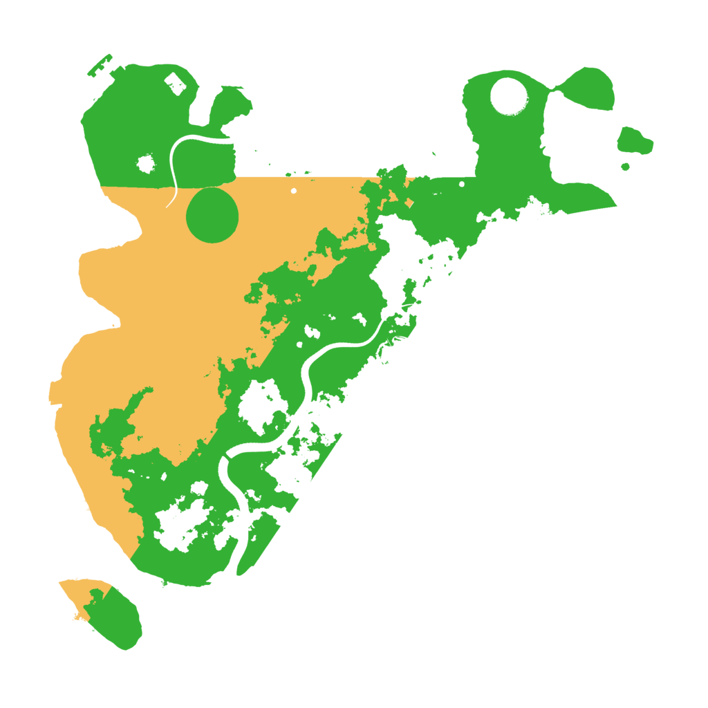 Biome Rust Map: Procedural Map, Size: 3560, Seed: 4091333