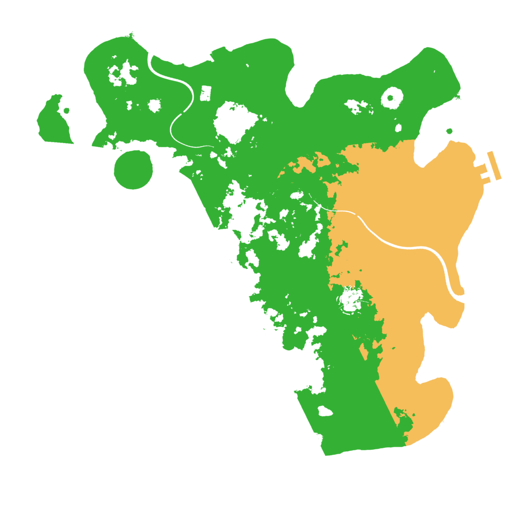 Biome Rust Map: Procedural Map, Size: 3560, Seed: 6310090