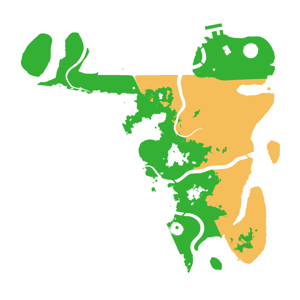 Biome Rust Map: Procedural Map, Size: 3560, Seed: 718712