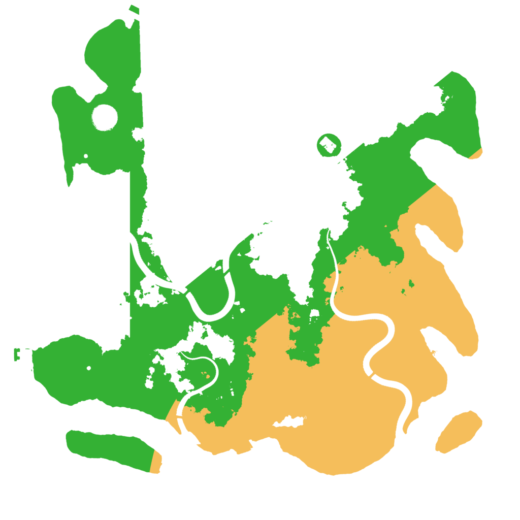 Biome Rust Map: Procedural Map, Size: 3560, Seed: 1240512