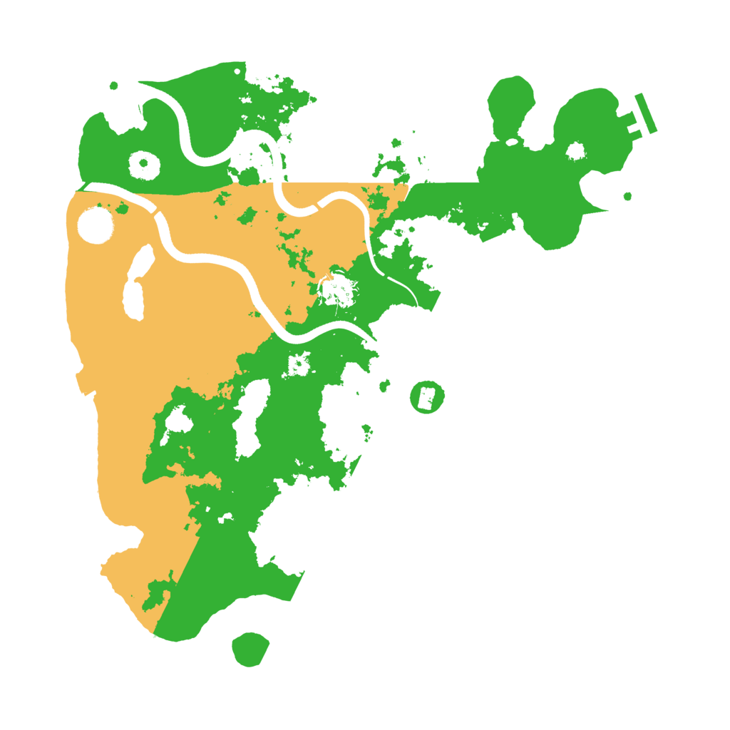 Biome Rust Map: Procedural Map, Size: 3560, Seed: 5110796