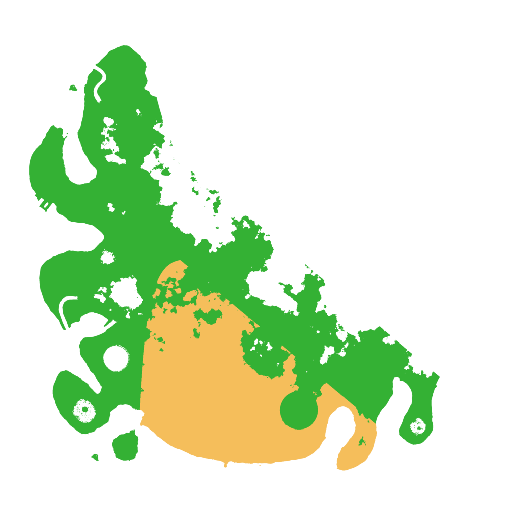 Biome Rust Map: Procedural Map, Size: 3560, Seed: 3645015