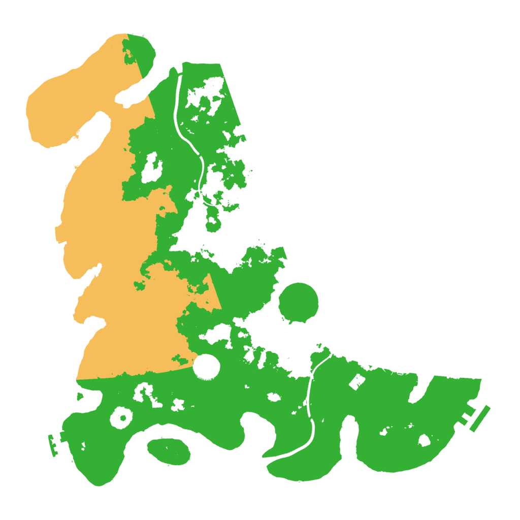 Biome Rust Map: Procedural Map, Size: 3560, Seed: 6233208