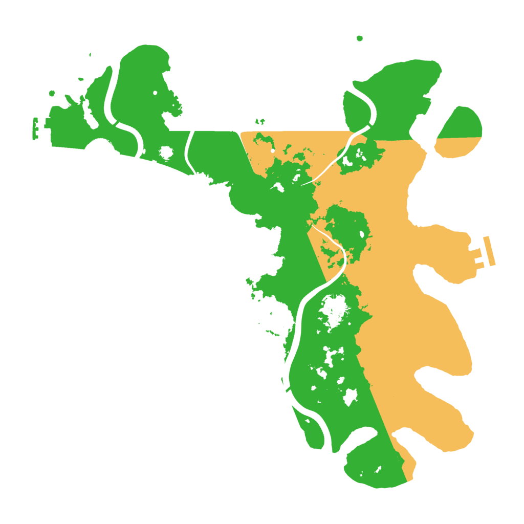 Biome Rust Map: Procedural Map, Size: 3560, Seed: 2952605