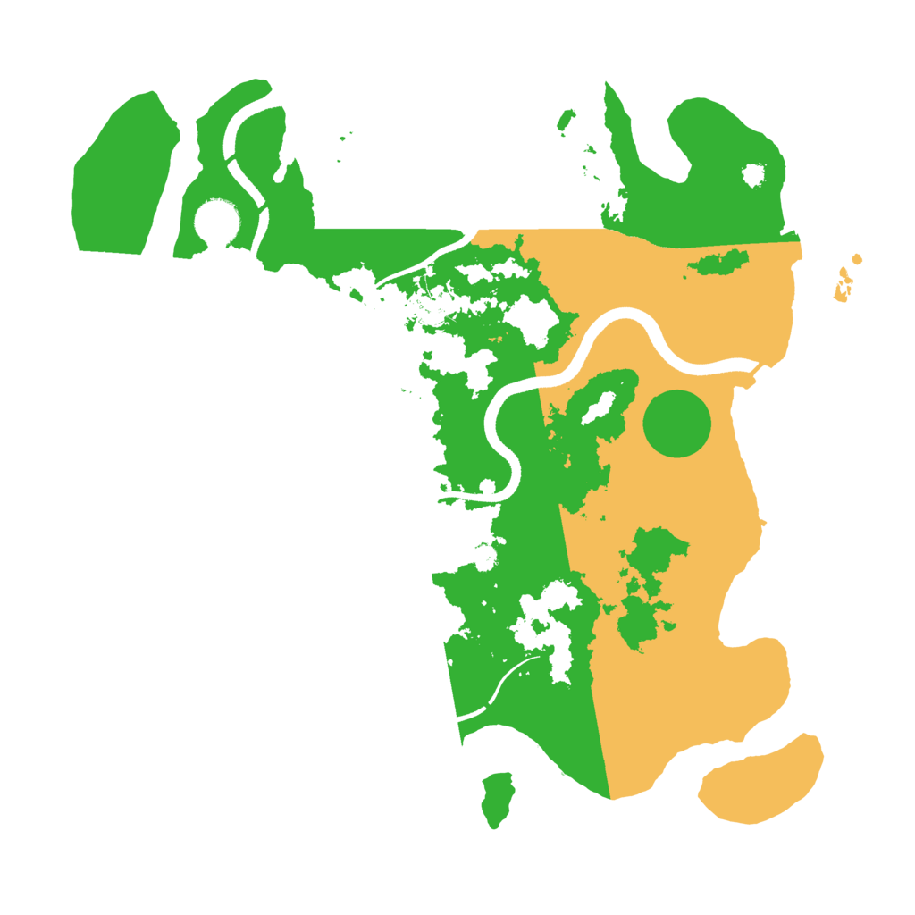 Biome Rust Map: Procedural Map, Size: 3560, Seed: 4865950