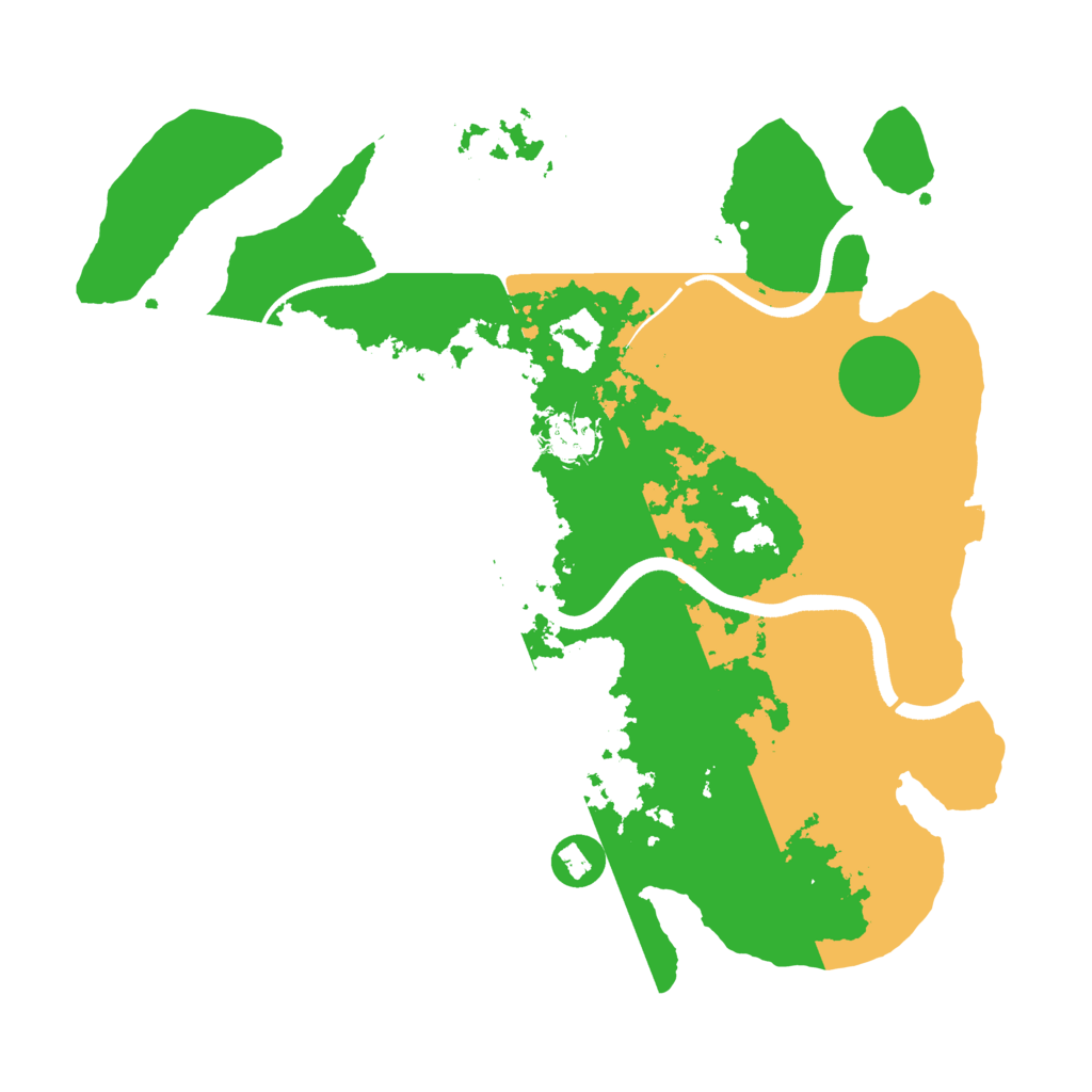 Biome Rust Map: Procedural Map, Size: 3560, Seed: 354683