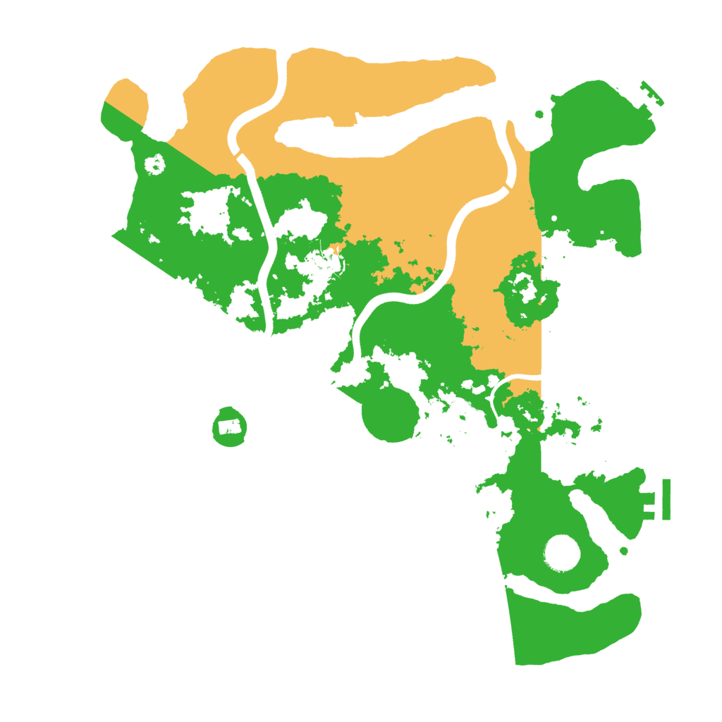 Biome Rust Map: Procedural Map, Size: 3560, Seed: 1157071