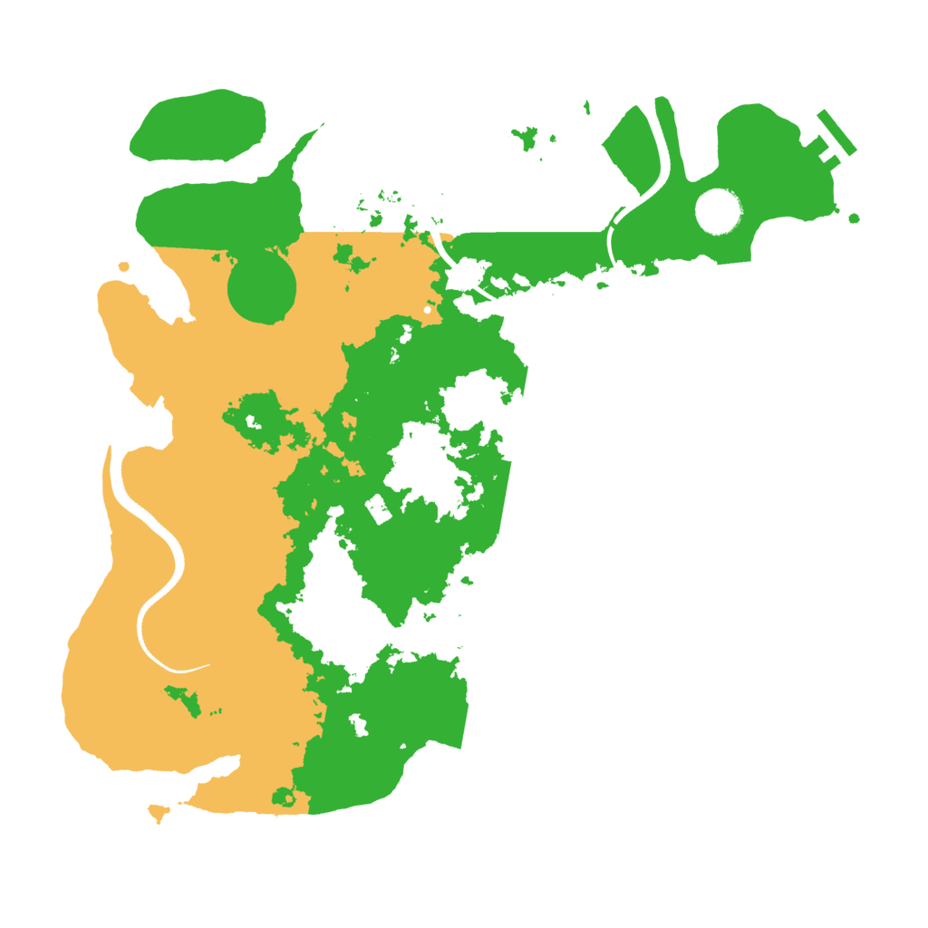 Biome Rust Map: Procedural Map, Size: 3560, Seed: 3936260