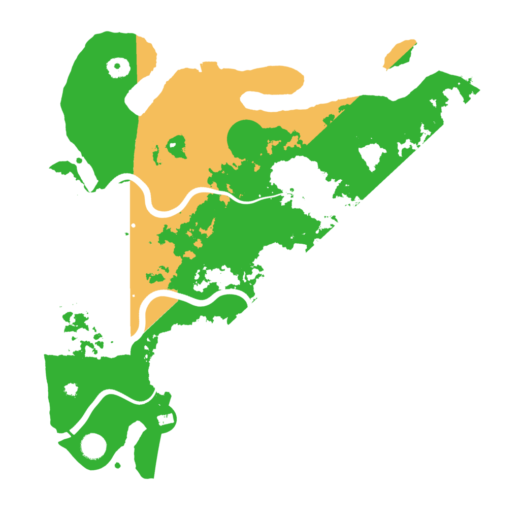 Biome Rust Map: Procedural Map, Size: 3560, Seed: 3075219