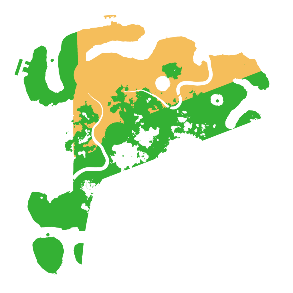 Biome Rust Map: Procedural Map, Size: 3560, Seed: 4615989