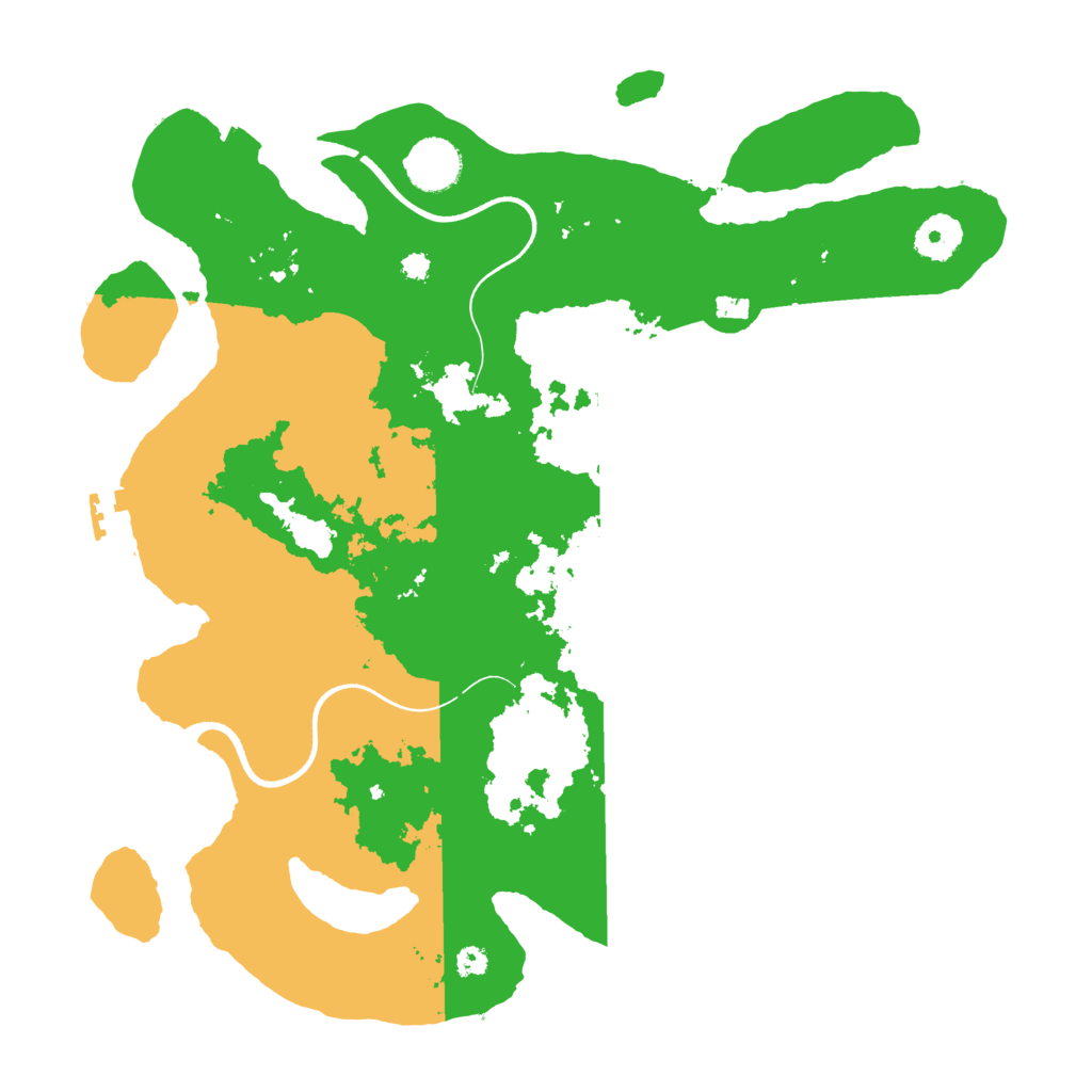 Biome Rust Map: Procedural Map, Size: 3560, Seed: 749982