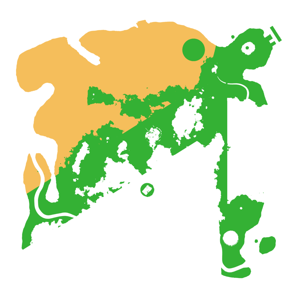 Biome Rust Map: Procedural Map, Size: 3560, Seed: 3684961