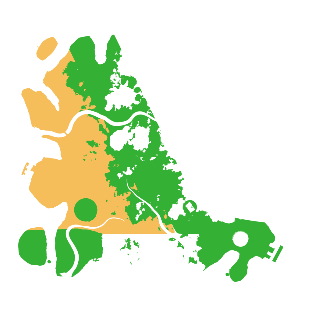Biome Rust Map: Procedural Map, Size: 3560, Seed: 4561926