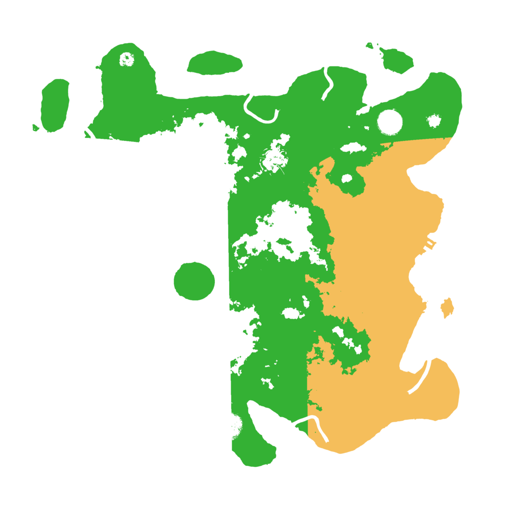 Biome Rust Map: Procedural Map, Size: 3560, Seed: 391133