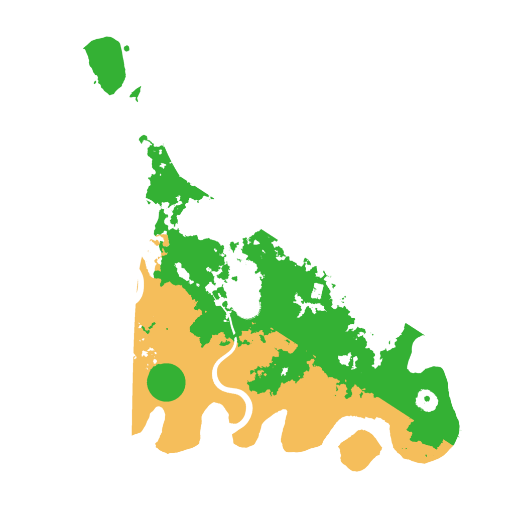 Biome Rust Map: Procedural Map, Size: 3550, Seed: 960386