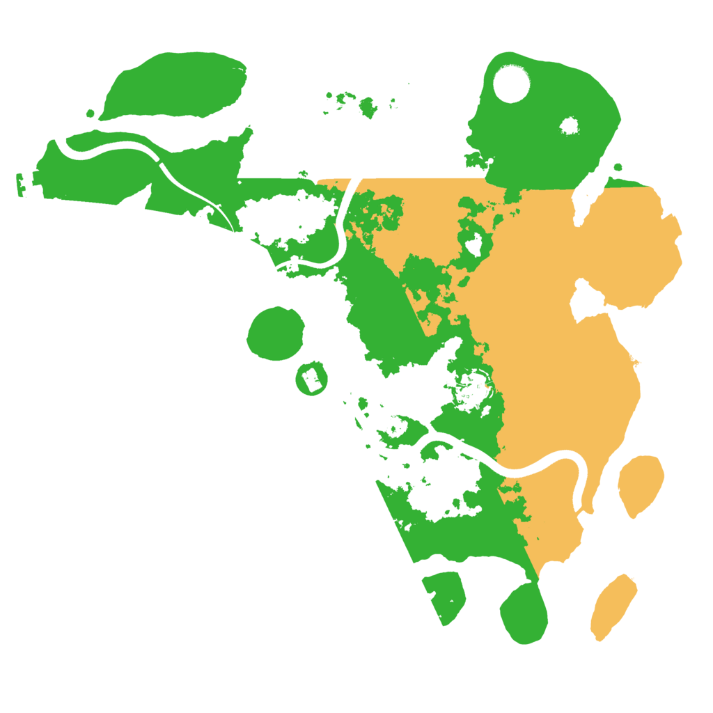 Biome Rust Map: Procedural Map, Size: 3560, Seed: 3399036