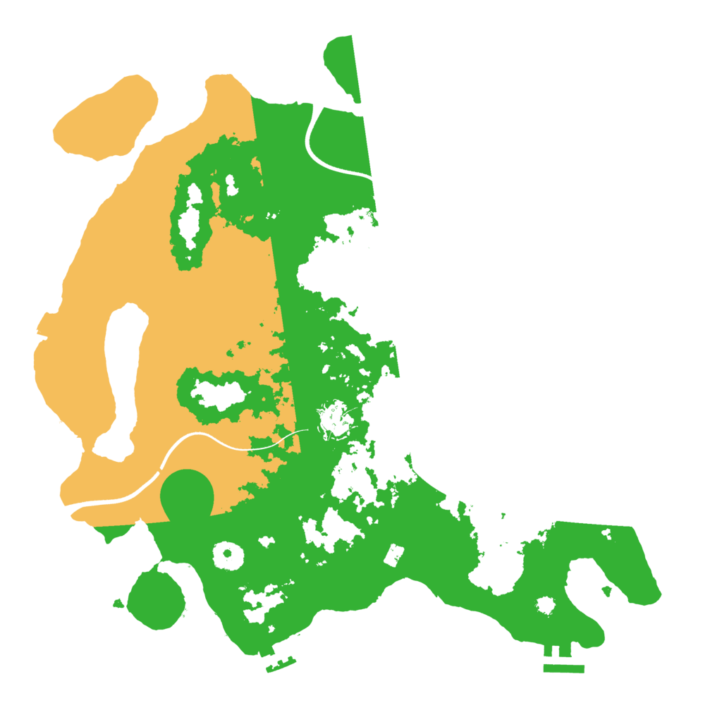 Biome Rust Map: Procedural Map, Size: 3560, Seed: 1193165