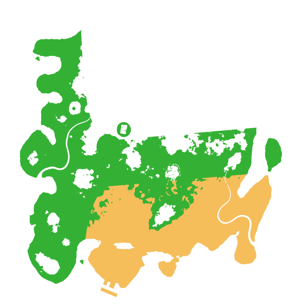 Biome Rust Map: Procedural Map, Size: 3560, Seed: 1652199