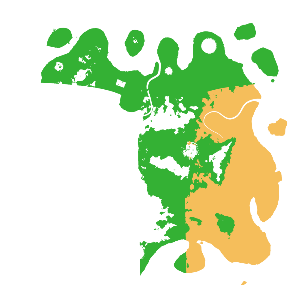 Biome Rust Map: Procedural Map, Size: 3560, Seed: 10476