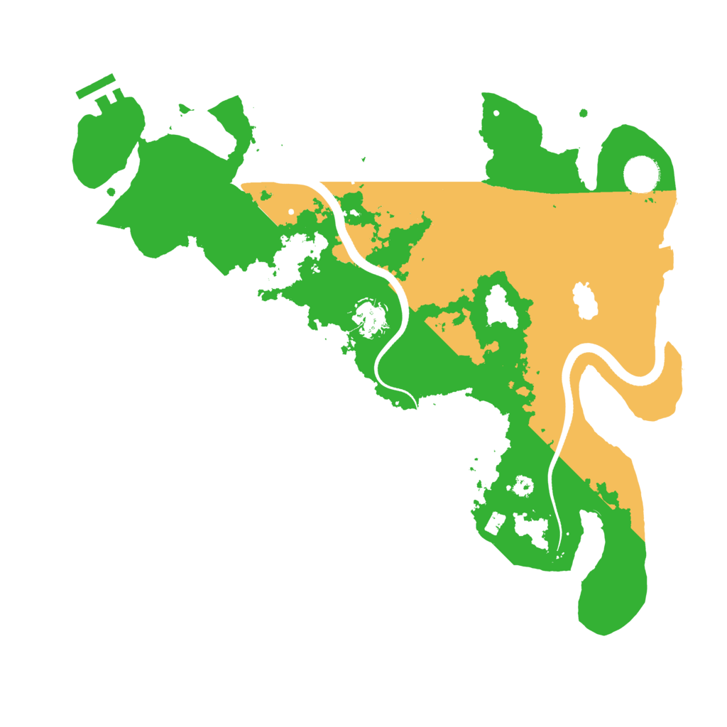 Biome Rust Map: Procedural Map, Size: 3550, Seed: 125898