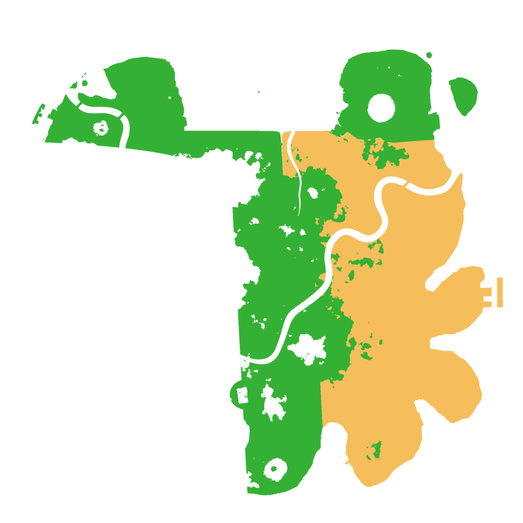 Biome Rust Map: Procedural Map, Size: 3560, Seed: 3759571