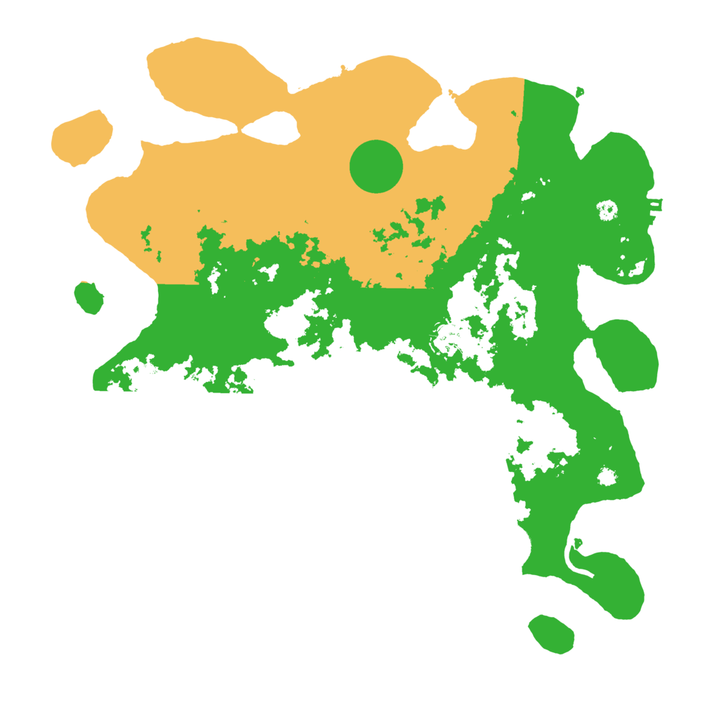 Biome Rust Map: Procedural Map, Size: 3560, Seed: 1184910