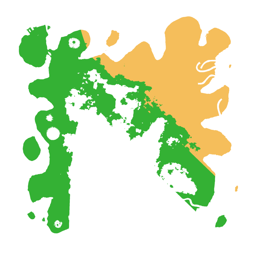 Biome Rust Map: Procedural Map, Size: 3550, Seed: 307105
