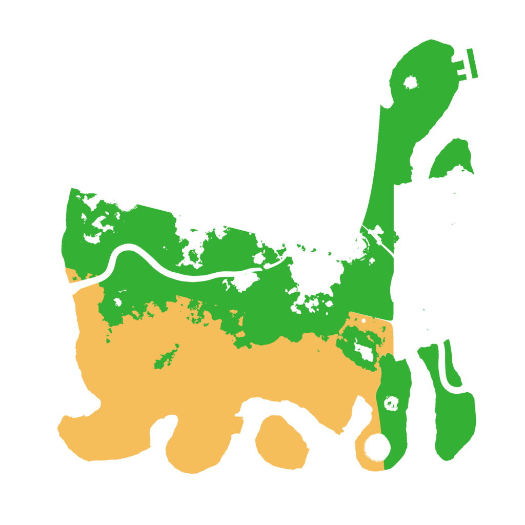 Biome Rust Map: Procedural Map, Size: 3560, Seed: 842659