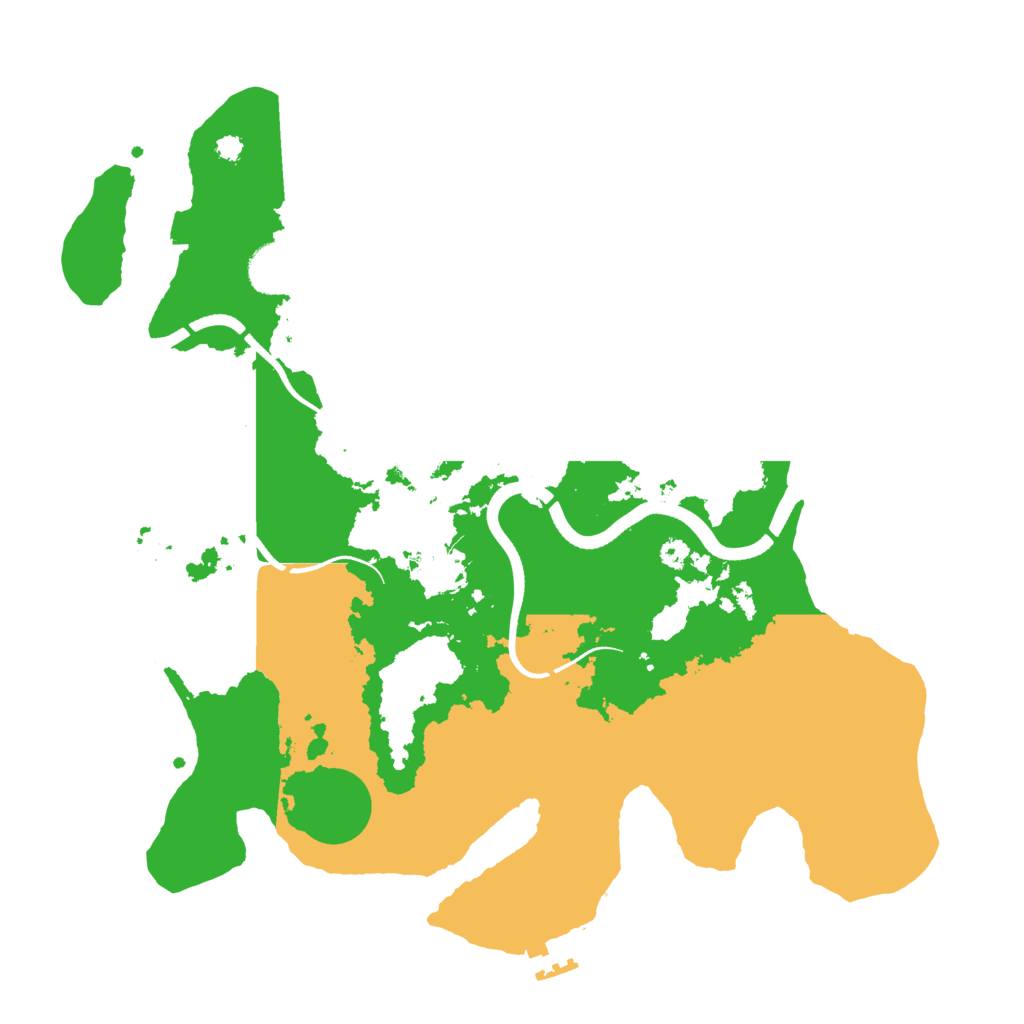Biome Rust Map: Procedural Map, Size: 3560, Seed: 4709894